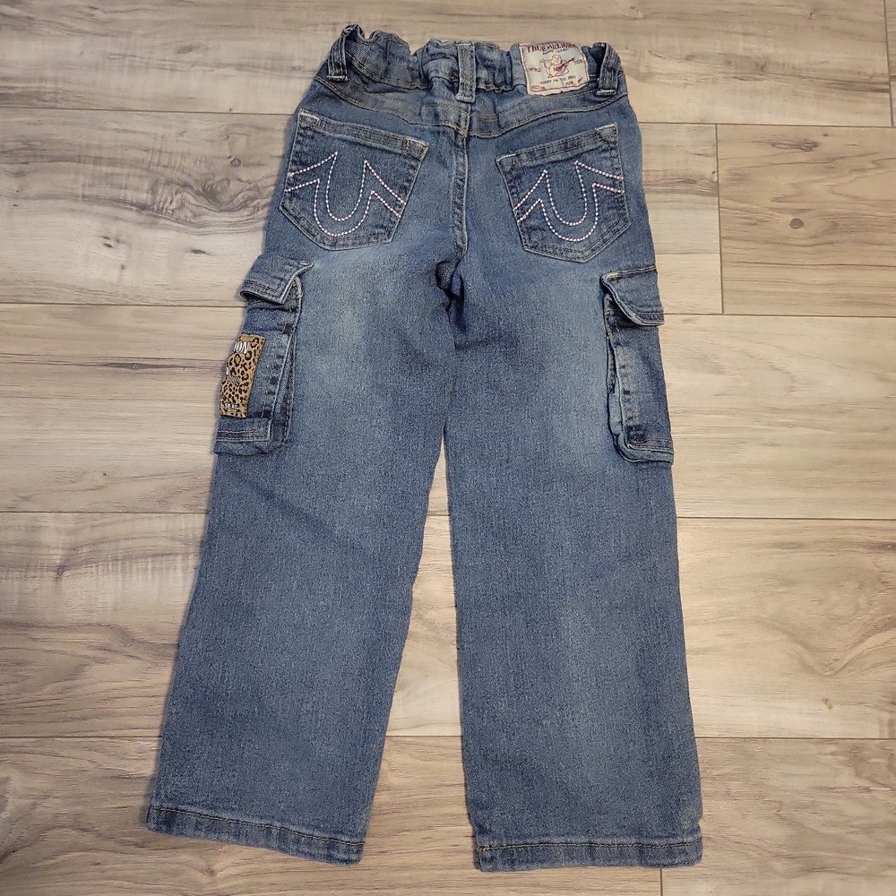 Kid Size Girl‎ True Religion Jeans Size 5/6 Adjustable Waist Straight Leg